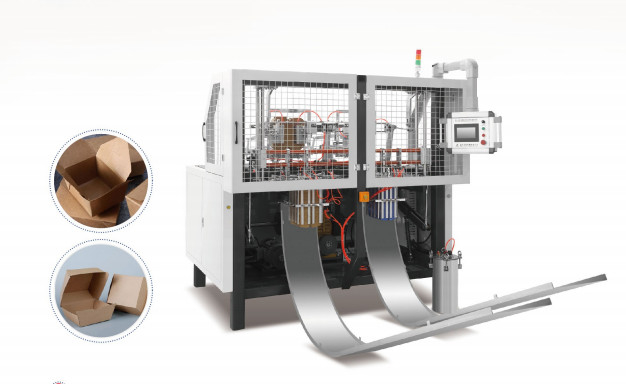 200-620gsm Fully Automatic burger box machine with 0.5Mpa Air Requirement 2300kg Weight